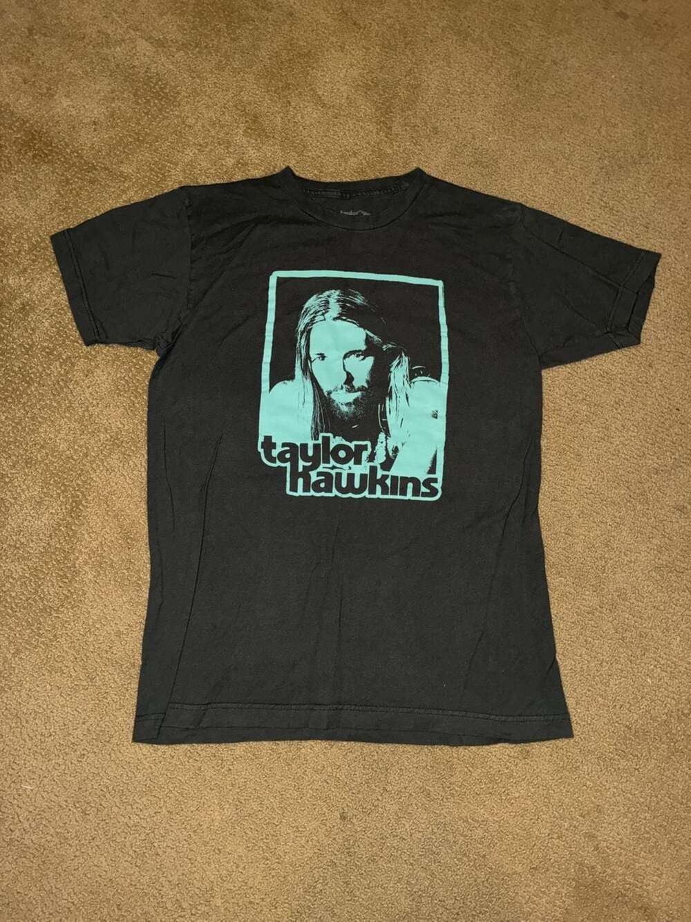 Taylor Hawkins Tribute Concert Tee Size M Gray T-Shirt LA & London 2022